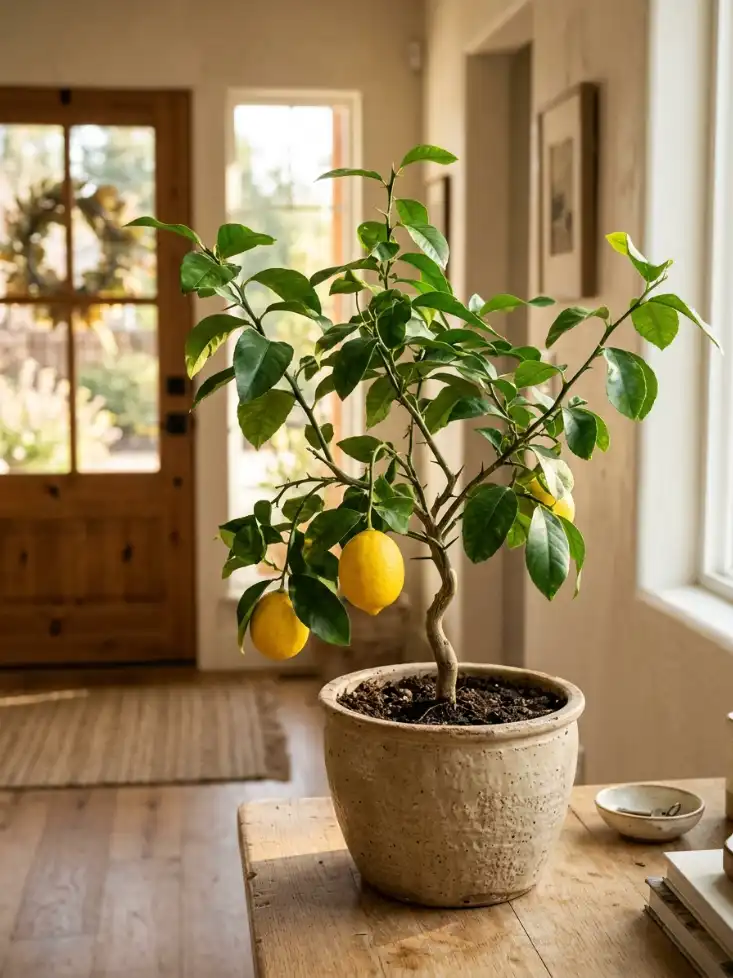 Eureka Lemon Sapling - Nearly Seedless, Year-Round Fruit Tree