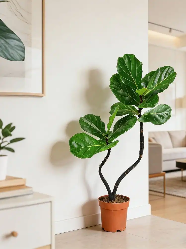 Fiddle-leaf fig - alternate view