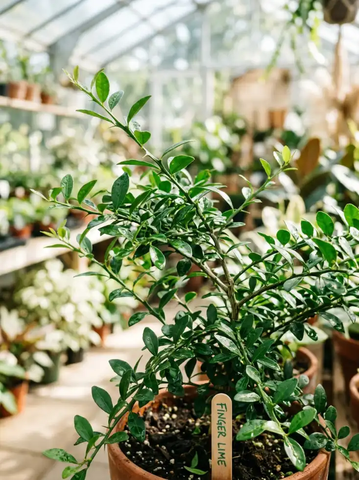 Finger Lime Tree - front view