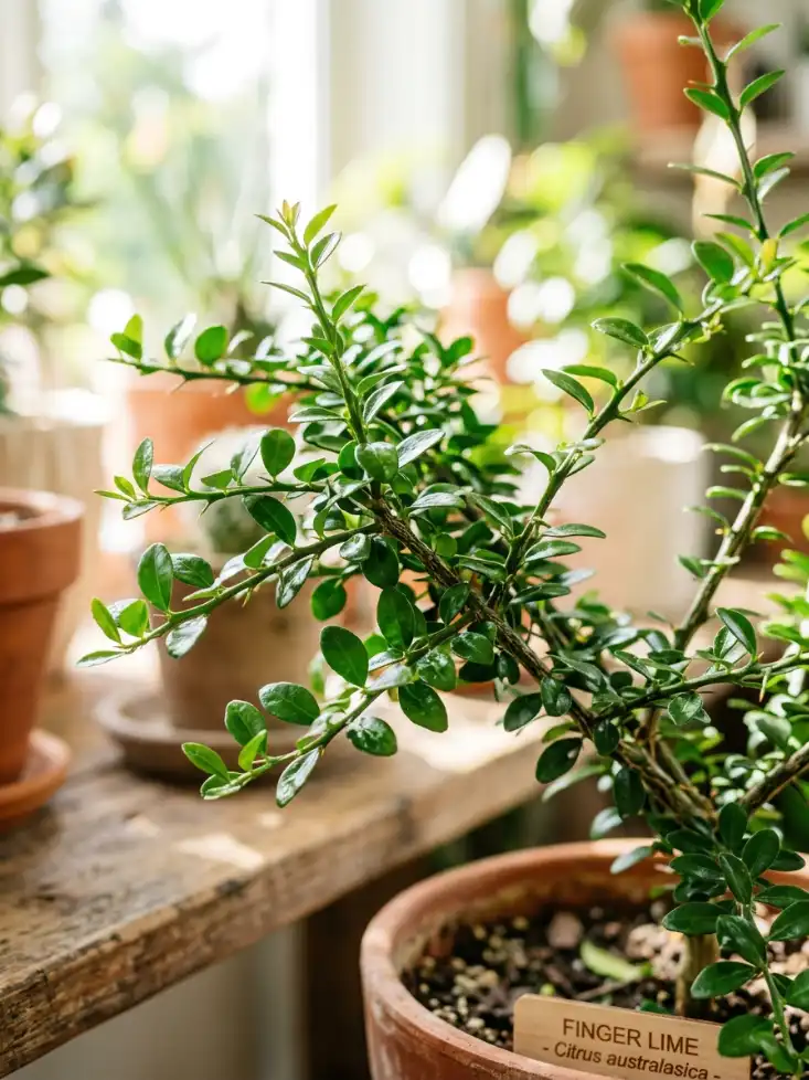 Finger Lime Tree - side angle