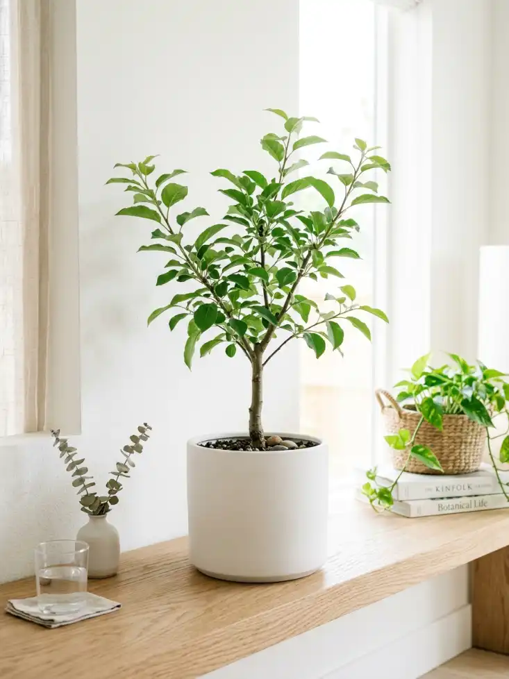 Hanfu Apple Sapling - Cold-Hardy, Crisp & Sweet - side angle