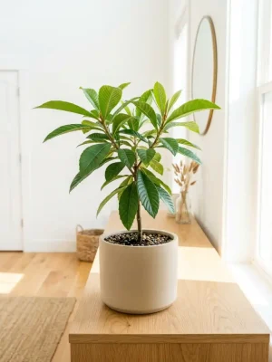 Loquat saplings - grafted sapling ready for planting