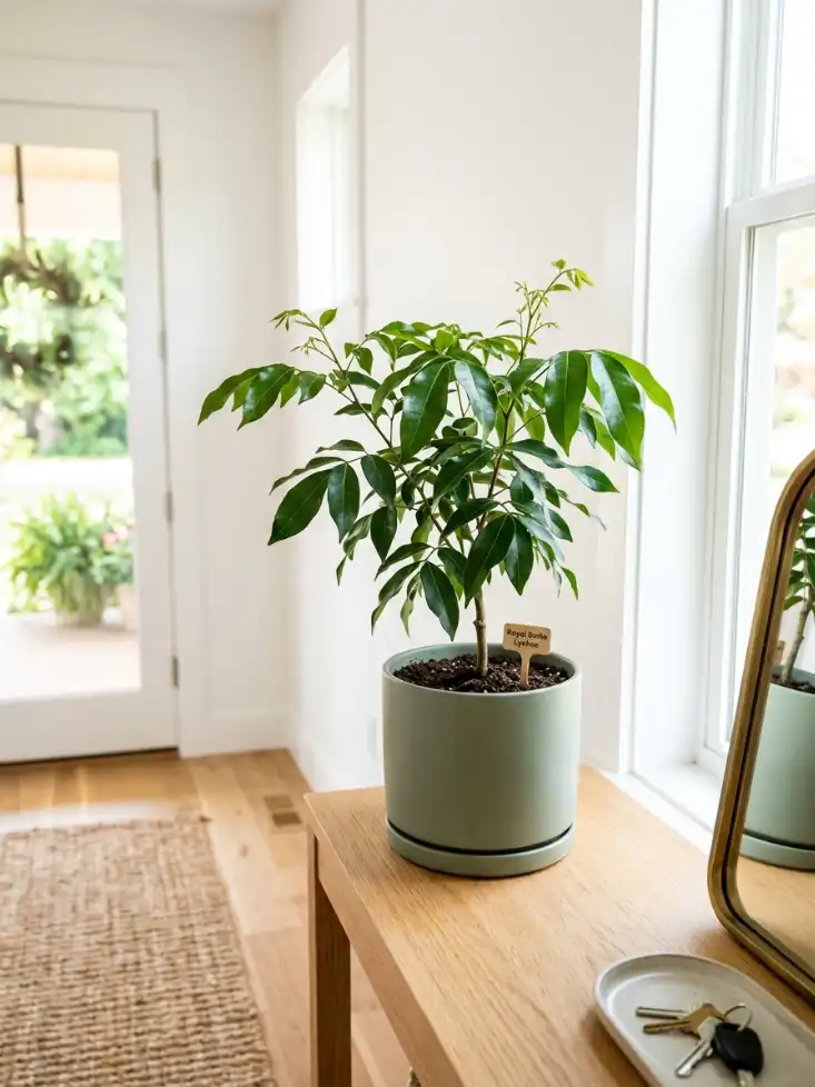 Royal Smile Lychee Sapling - grafted sapling ready for planting