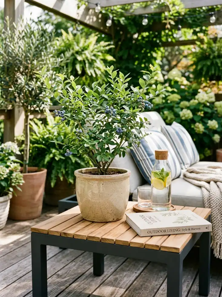Sunshine Blue Blueberry — Heat-Tolerant Semi-Dwarf, Fruits with Just 150 Chill Hours, Pet-Safe