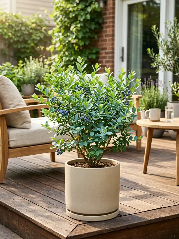Sunshine Blue Blueberry — Heat-Tolerant Semi-Dwarf, Fruits with Just 150 Chill Hours, Pet-Safe